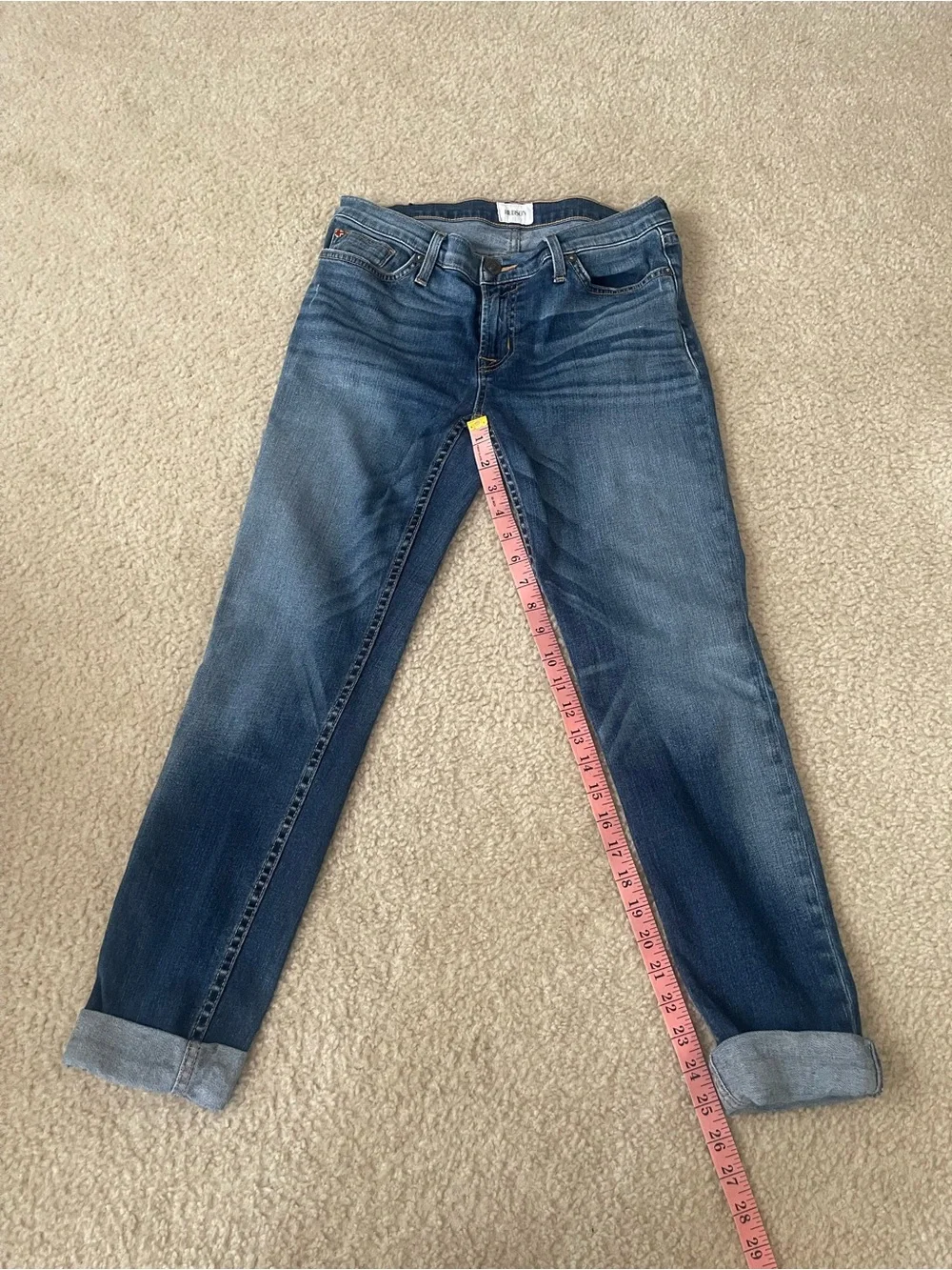 Hudson Jeans Boyfriend Jeans in Medium Blue 29 - Picture 8 of 10